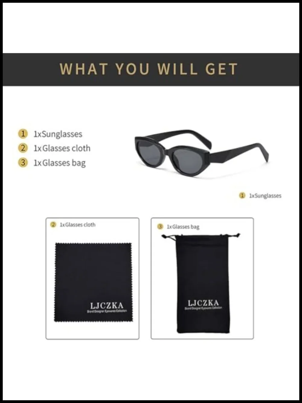 Retro Oval Cat Eye Sunglasses UV400 Protection Unisex